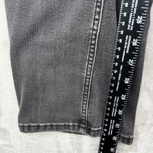 Wrangler High Rise Bold Bootcut Jeans Womens 0 Black Faded Stretch Western Denim - Picture 7 of 16